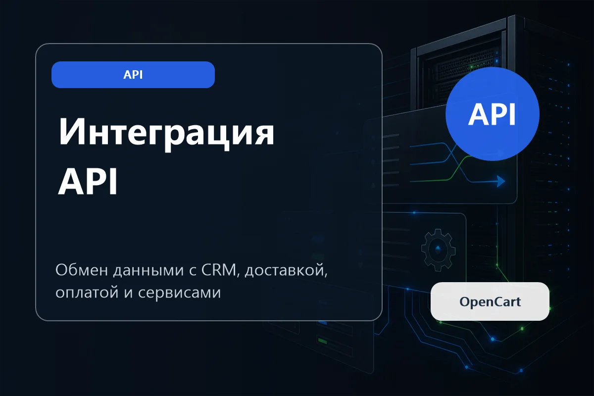 API-синхронизация OpenCart с CRM, 1С и сервисами
