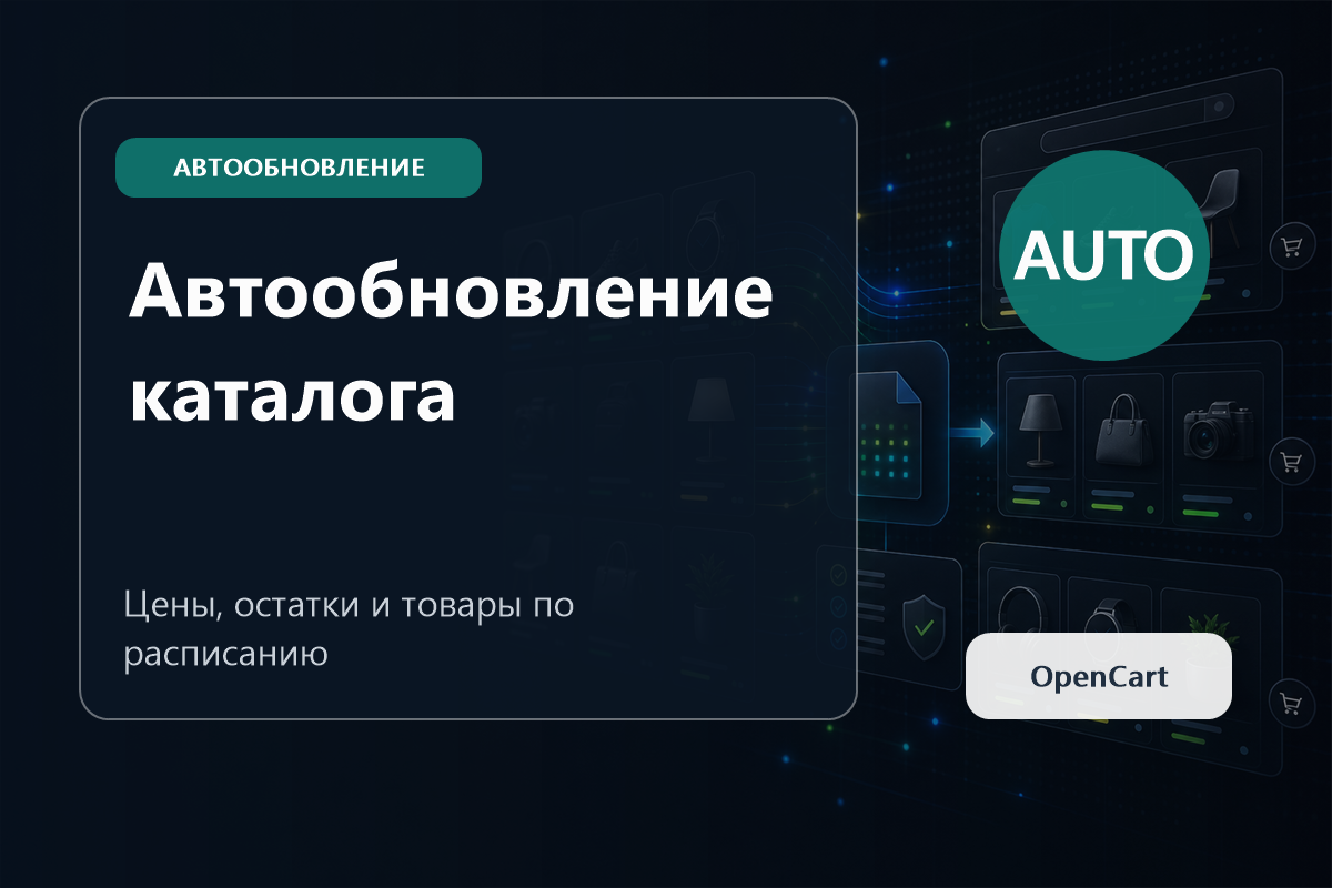 Автообновление каталога OpenCart