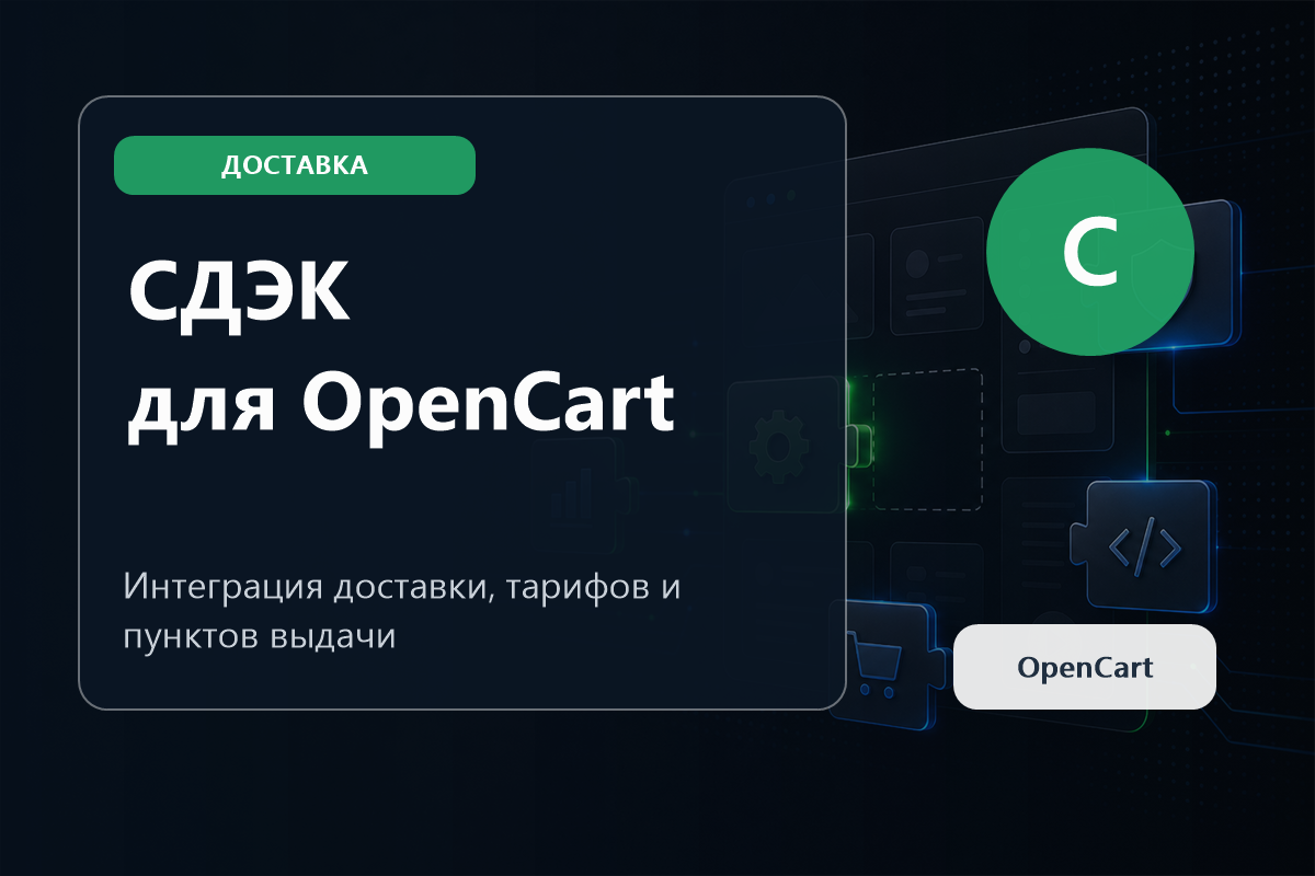 СДЭК OpenCart