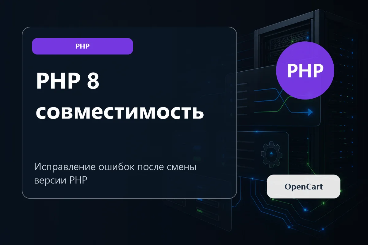 PHP 8 для OpenCart и ocStore