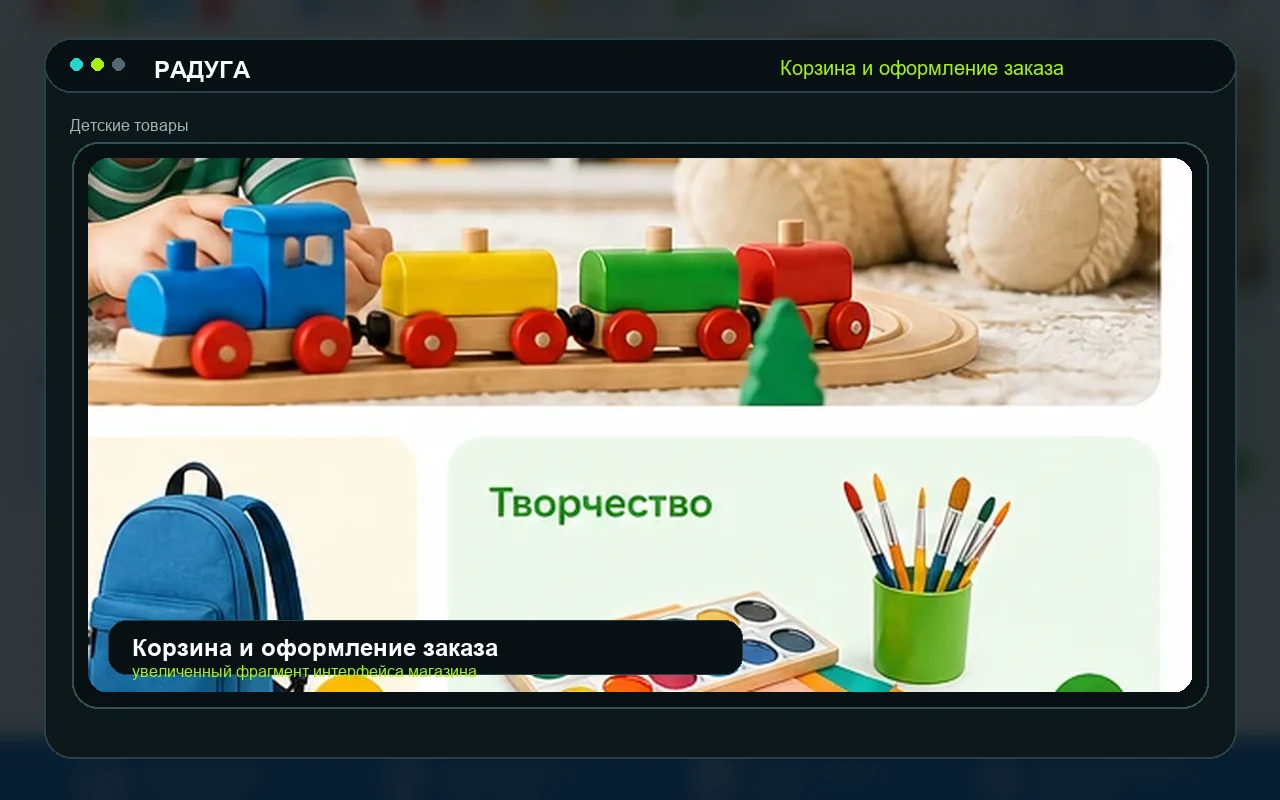 Корзина и оформление заказа