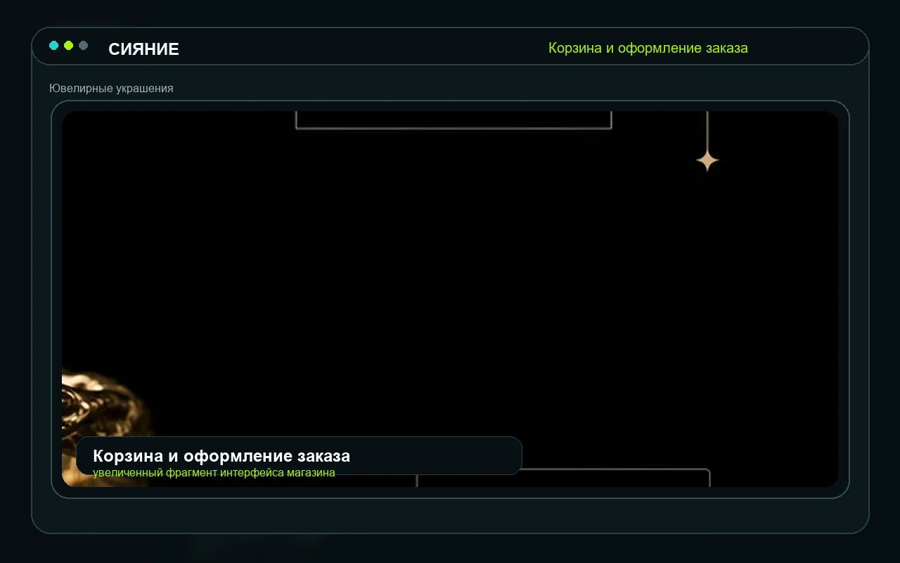 Корзина и оформление заказа