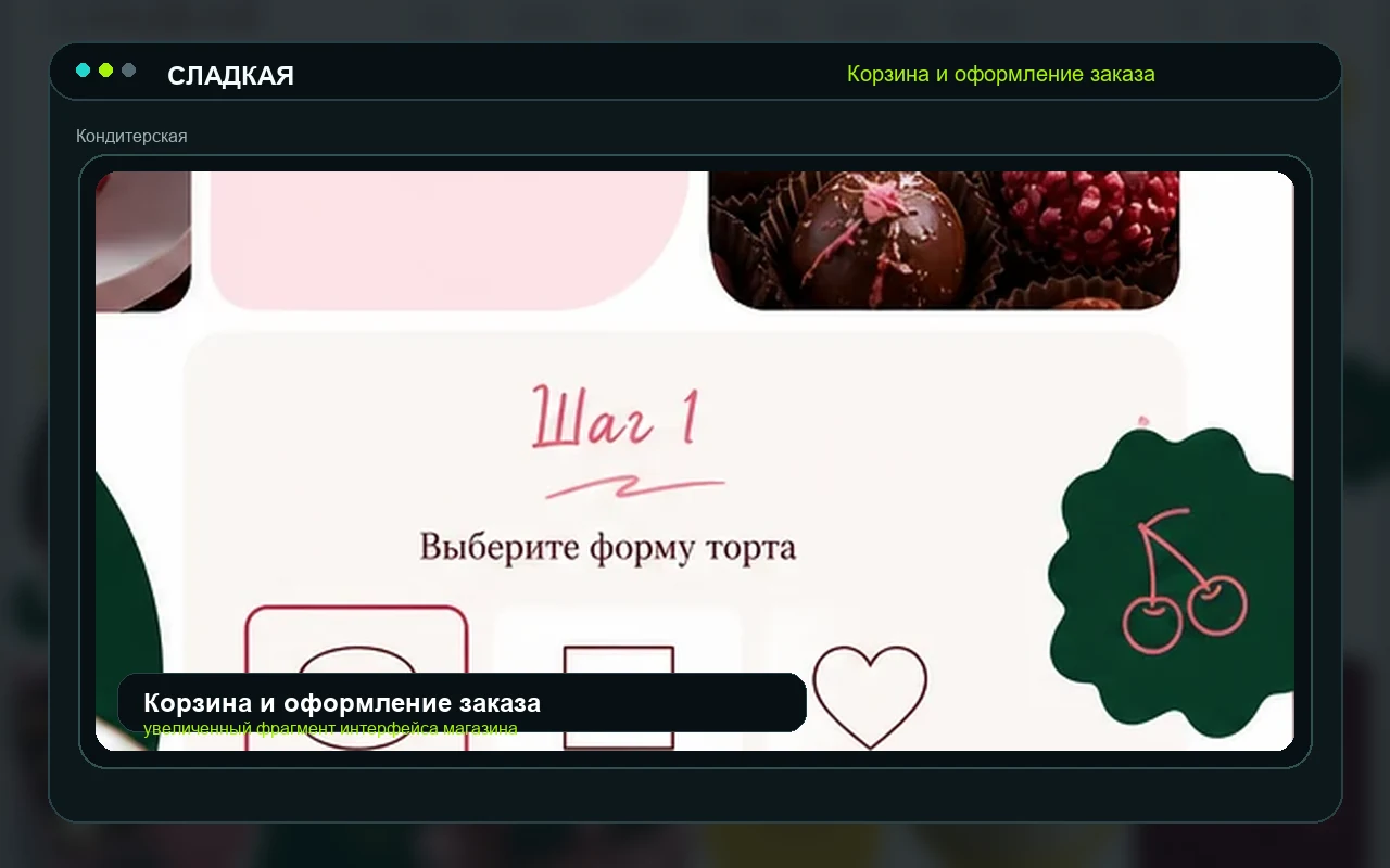 Корзина и оформление заказа